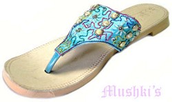 beaded slipper - click here for large view